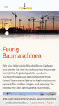 Mobile Screenshot of feurig-baumaschinen.de